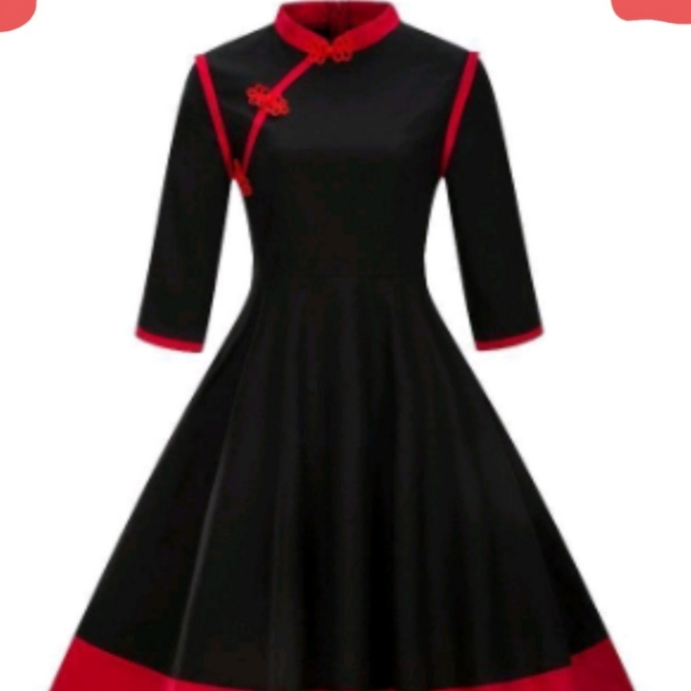 ROCKABILLY/PIN-UP SWING DRESS - Picture 2 of 8
